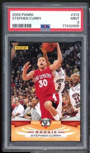 Stephen Curry Rookie Card 2009-10 Panini #372 PSA 9