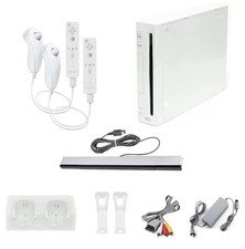 Nintendo Wii Console, White Premium Bundle
