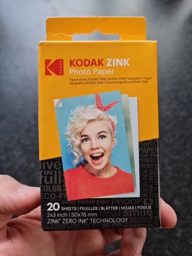 Kodak 2" x 3" Premium Zink Photo Paper RODZ2X320 20 Sheets for Instant Printers