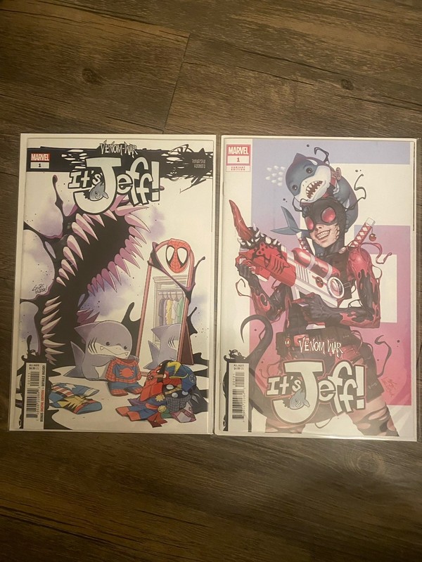 VENOM WAR: IT'S JEFF #1 MARVEL NM COVER A+B