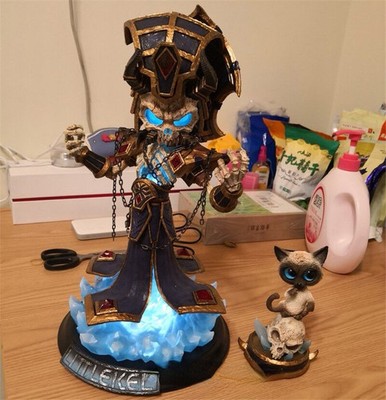 Frost Wolf Studio Kel'Thuzad Figurine Lich King Statue Resin WOW Model