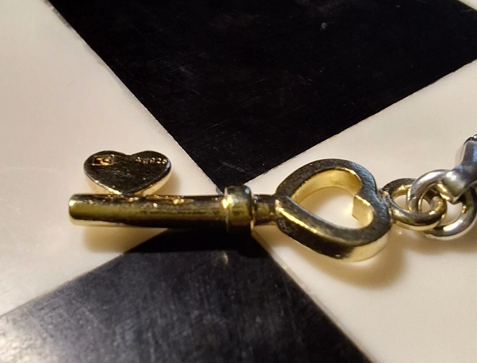 Thomas Sabo Key 🗝️ Love Lock Heart Gold Plated 🔐 House Door Silver Charm - Image 4 of 4