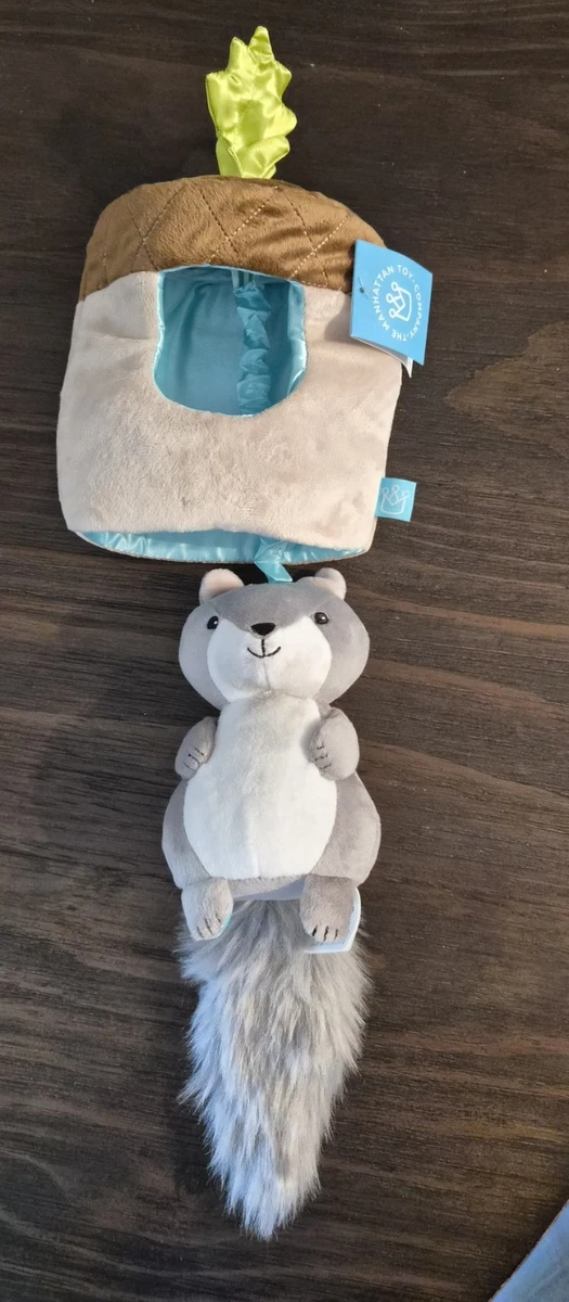 Peluche De Ardilla Dentro De Una Nuez - 30 Cm, Felpa Suave, Relleno De Algodón PP, Color Marrón - Juguete Para Niños, Decoración O Regalo