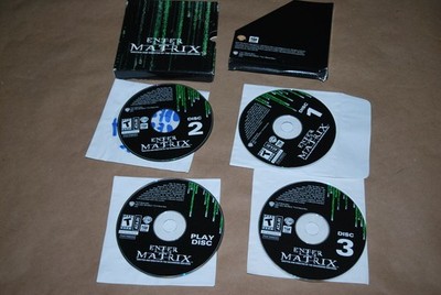 Enter The Matrix Video Game for Windows 4 dics
