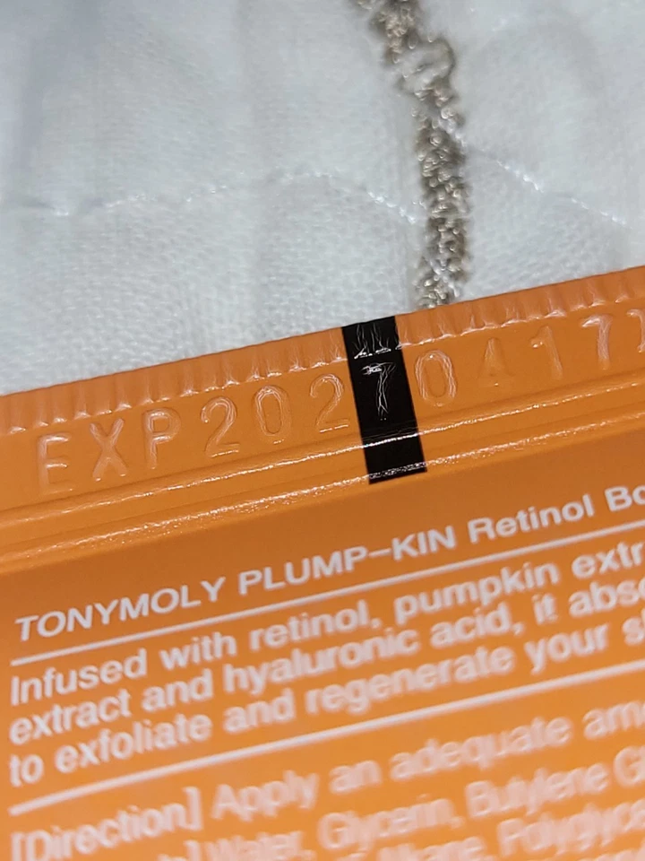 TONYMOLY Plump-Kin Retinol Body Serum Pumpkin Extract Anti-Aging 0.67oz Sealed - Image 3 of 4