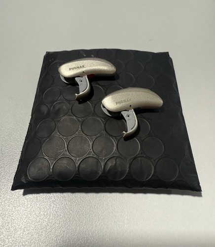 Phonak Audeo P50-312 Battery Hearing Aids PAIR Champagne *FACTORY REFURBISHED*