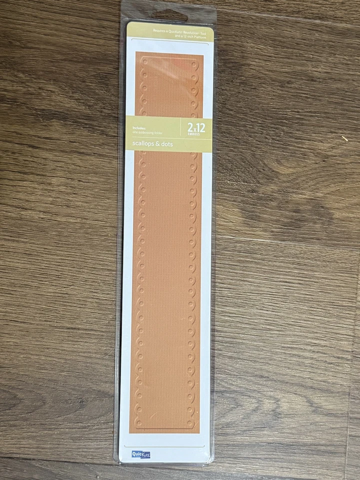 Vintage Quickutz 12” Border Embossing Lot Christmas Alphabet Scalloped - NEW - Image 2 of 4