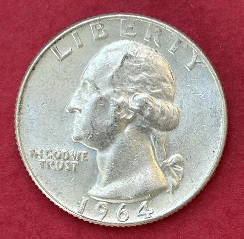1964-D United States Washington Silver Quarter