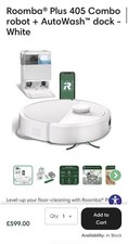 Roomba Plus 405 Combo robot + AutoWash™ dock White - Brand New Sealed - RRP £600