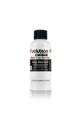 Solution Finish - Black Plastic & Vinyl Trim 2 Fl Oz (Pack of 1), 