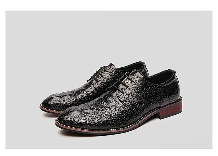 SAOLA Scarpe uomo 38 48 taglie forti stringate a punta eleganti formali casual sera festa