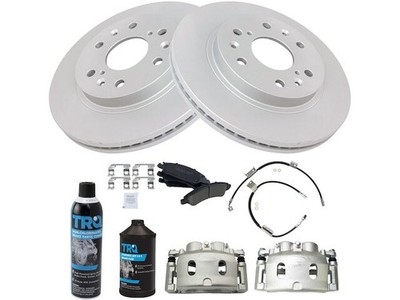 Front TRQ Brake Pad Rotor and Caliper Set fits Chevy Express 1500 2009 68HHGC