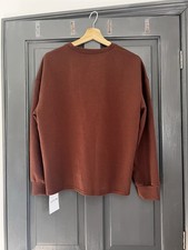 Brand New Brown wide leg/ sweatshirt co ord set Size M (10)