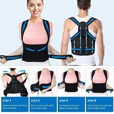 Back Brace Posture Corrector Women Men Shoulder Straightener Adjustable Support