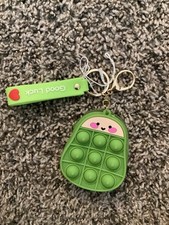 Mini Pop It Avocado Coin Purse