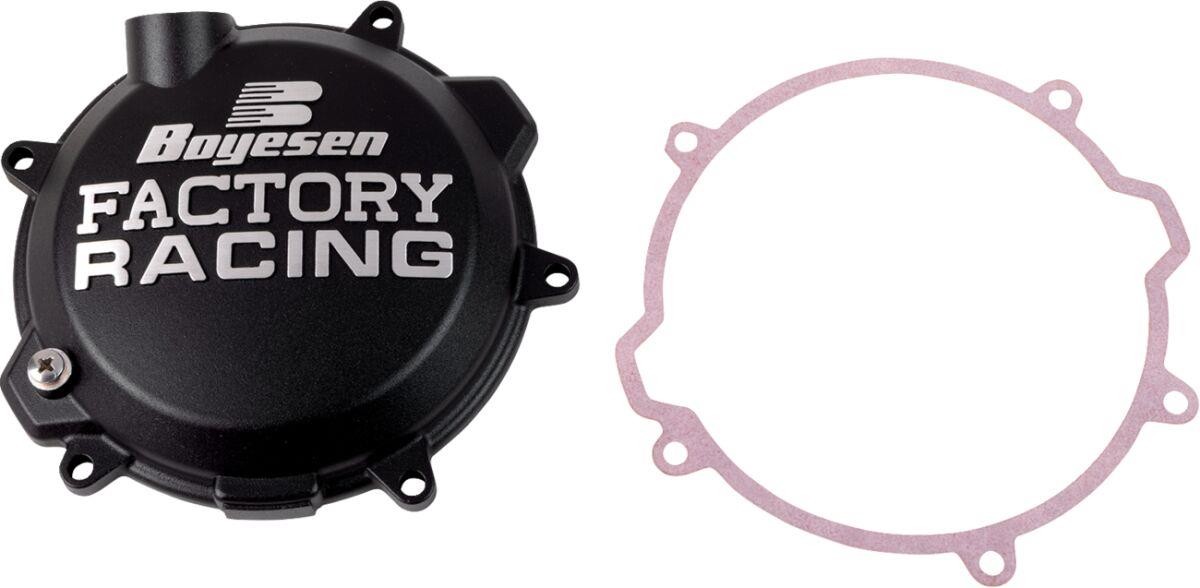 HUSQVARNA TC125 TC150 BOYESEN FACTORY RACING CLUTCH COVER BLACK 2023-2025 - Image 3