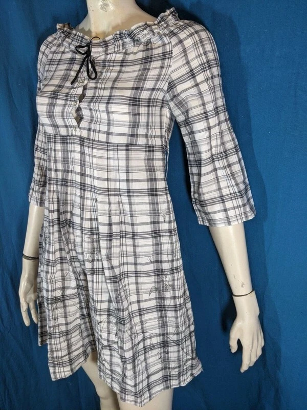 Cop copine Taille 38 Superbe robe courte Tunique manches 3/4 grise Geisha - Photo 2/4