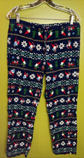 Hanna Andersson Adult Flannel Pajama  Gnome Sweet Gnome  Bottom Size Small