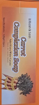La Maison Du Savon Carrot Complexion Soap 125g x 12pcs Cruelty-Free