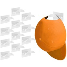 Adhesive Hat Hooks for Wall 12 PCS - Hat Racks for Baseball Caps, Minimalis...