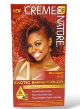 Creme of Nature Exotic Shine™ Hair Color Red Copper 6.4 with Argan Oil From Moro