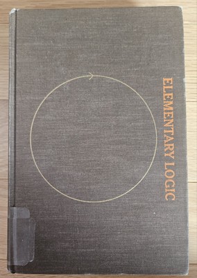 Elementary Logic By Michael D. Resnik, Dept Of Philosophy UNC 1970 Hardcover