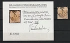 ÖSTERREICH MiNr. 1Ya - ANK 1Ma, 1 Kreuzer "ockergelb", Type Ib, FERCHENBAUER VÖB