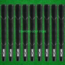 Grip One Arthritic Oversize Swing Golf Grips 3/64" .580 Round Black – Set of 9