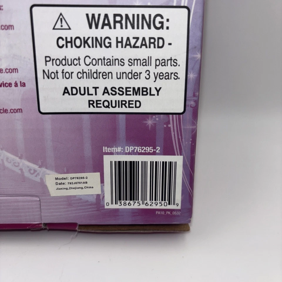 Disney Princesa Niños Bicicleta-Ruedas de Entrenamiento-Rosa y Morado Nuevo En Caja Abierta  Foto 3 de 4