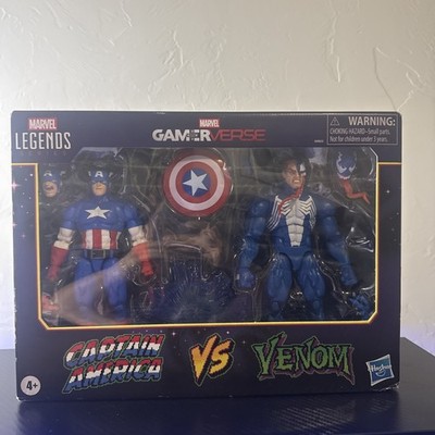 Marvel Legends Series Gamer Verse Captain America Vs Venom 2 Pack