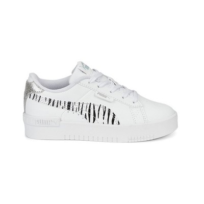 PUMA Jada Roar Lace Up  Toddler Girls White Sneakers Casual Shoes 386192-01