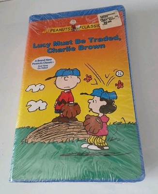 Lucy Must be Traded, Charlie Brown (VHS, 2003) New Sealed 