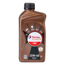 TOTAL QUARTZ 5000 MOTORÖL 15W40 - 1 LITER - 166481