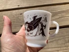 Vintage Hazel Atlas Buck Rogers Child’s Milk Glass Mug – Space Age Sci-Fi