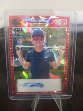 2021 Leaf Pro Set 1989 Pro Set Autographs Samuel Munoz #PA-SM1 Red Mojo (AU, RC)