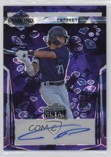 2023 Leaf Metal Diamond Wonders Purple Crystals 4/6 Tai Peete #DW-TP1 Auto 13u1