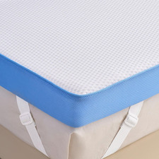 Extra Firm Mattress Topper Queen Size, 3 Inch Firm High Density Memory Foam Bed
