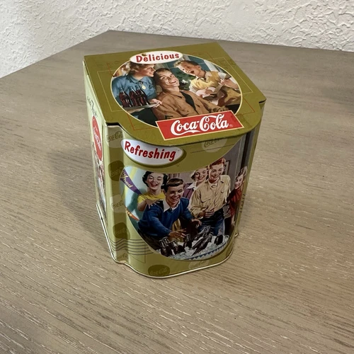 Vintage Replica Coke Collectible Slope Tin Lid Wx02-slopegl