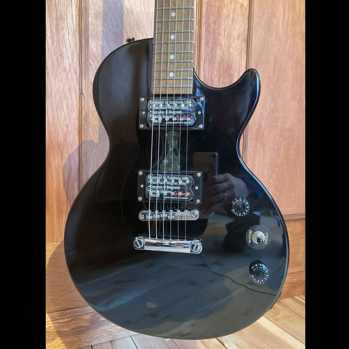 Epiphone Les Paul Special II Used 2010 Mahogany Body Ebony w/Soft