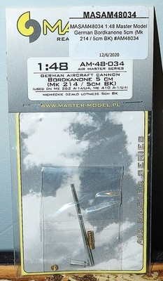 1/48 Master Model #AM48034 German Cannon Bordkanone 5cm Mk-214 Barrel