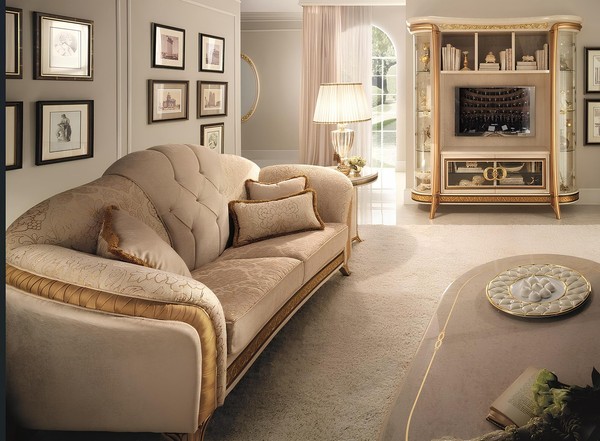 Dreisitzer Couch Polster Design Sofa Klassisch Sitz Sofas Zimmer MöBel 3Er Neu-image