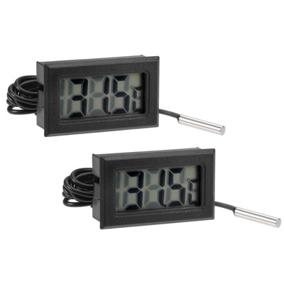 Digital Thermometer 10K with 1m NTC Temperature Sensor Probe 2pcs