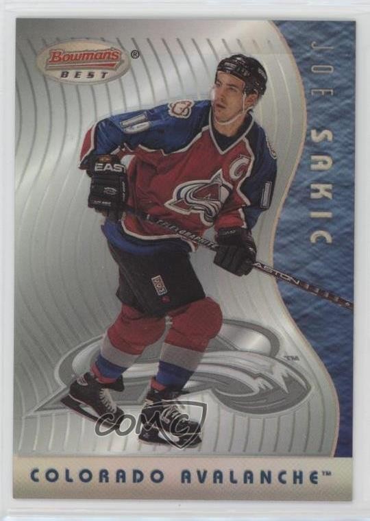 1995-96 Bowman Bowman's Best Refractor Joe Sakic #BB11 HOF uk2