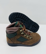 Timberland 6 IN Lace Field Boots Medium Brown Nubuck Kid s Size 12