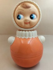 RARE Vintage USSR Soviet Russian Doll Toy Nevalyashka Roly Poly Children Classic
