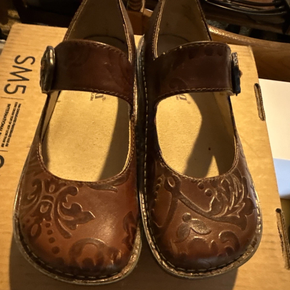 Alegria Mary Jane Brown Comfort Shoes for Women for sale | eBay display picture 1