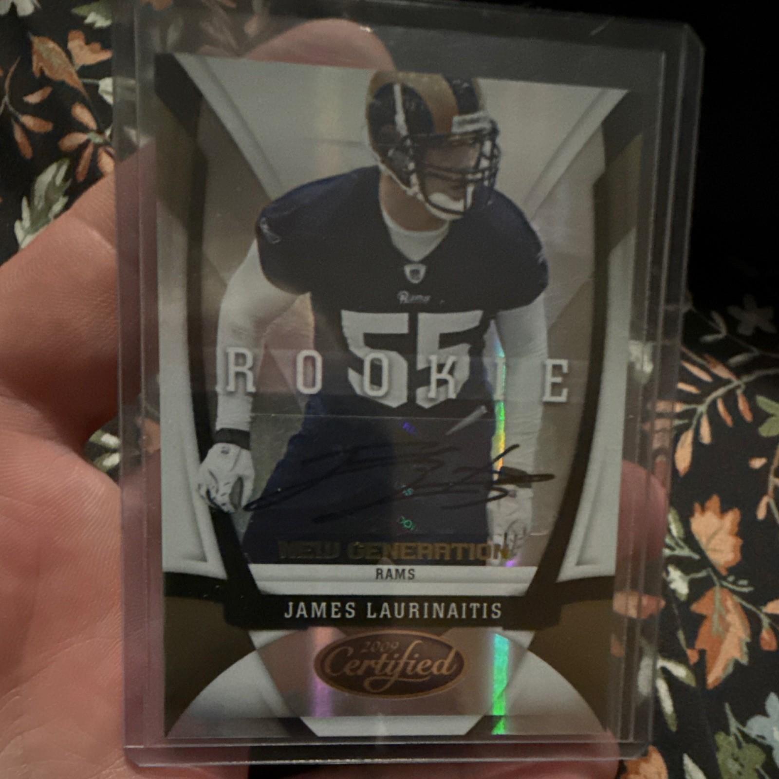 James Laurinaitis Donruss Certified #162 Autograph New Generation