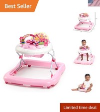 Pretty in Pink JuneBerry Walk-A-Bout   Entertaining  Practical Baby Walker