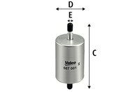Valeo Kraftstofffilter Kraftstoff FüR CitroëN Dacia Opel DS U.A. 92-22 587001