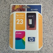 Genuine HP 23 Tri-color Ink Original OEM Brand New/Factory Sealed, Free Shipping